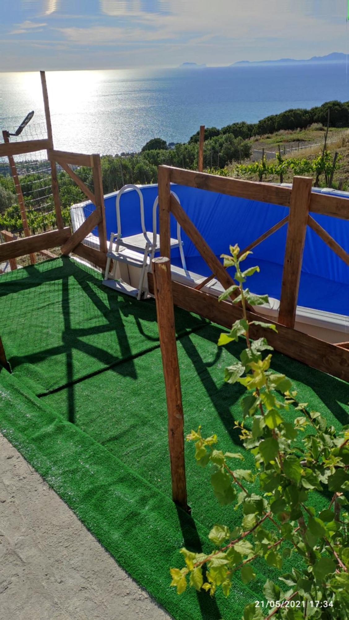 Una Terrazza Sul Mare アグローポリ エクステリア 写真